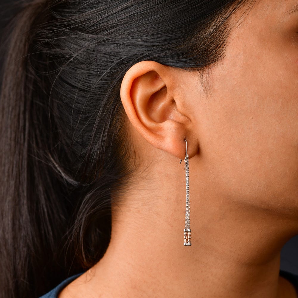 Buy Gold or Silver Thin Long Linked Bar Drop Earrings, Vertical Bar Drop  Earrings, Dainty Tiny Bar Dangle Earrings, Minimalist Earrings Online in  India - Etsy